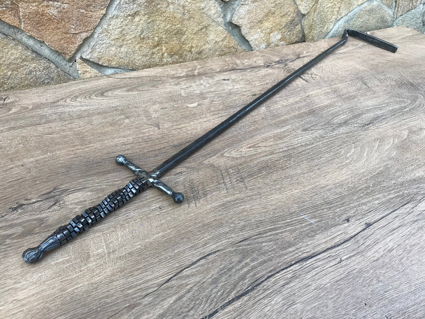 Fire poker, Christmas, sword, mens gift, BBQ gift, fireplace, sport, fire accessory, birthday gift,fireplace tool,chimney,firewood,iron gift