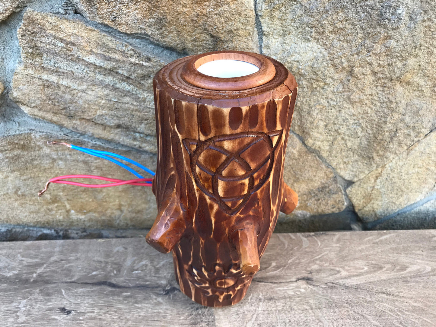 Wooden sconce, wooden gift, wall sconce, wooden lamp, cabin sconce, log lamp,cabin lamp,natural lamp,wood light,wood lamp,wooden anniversary