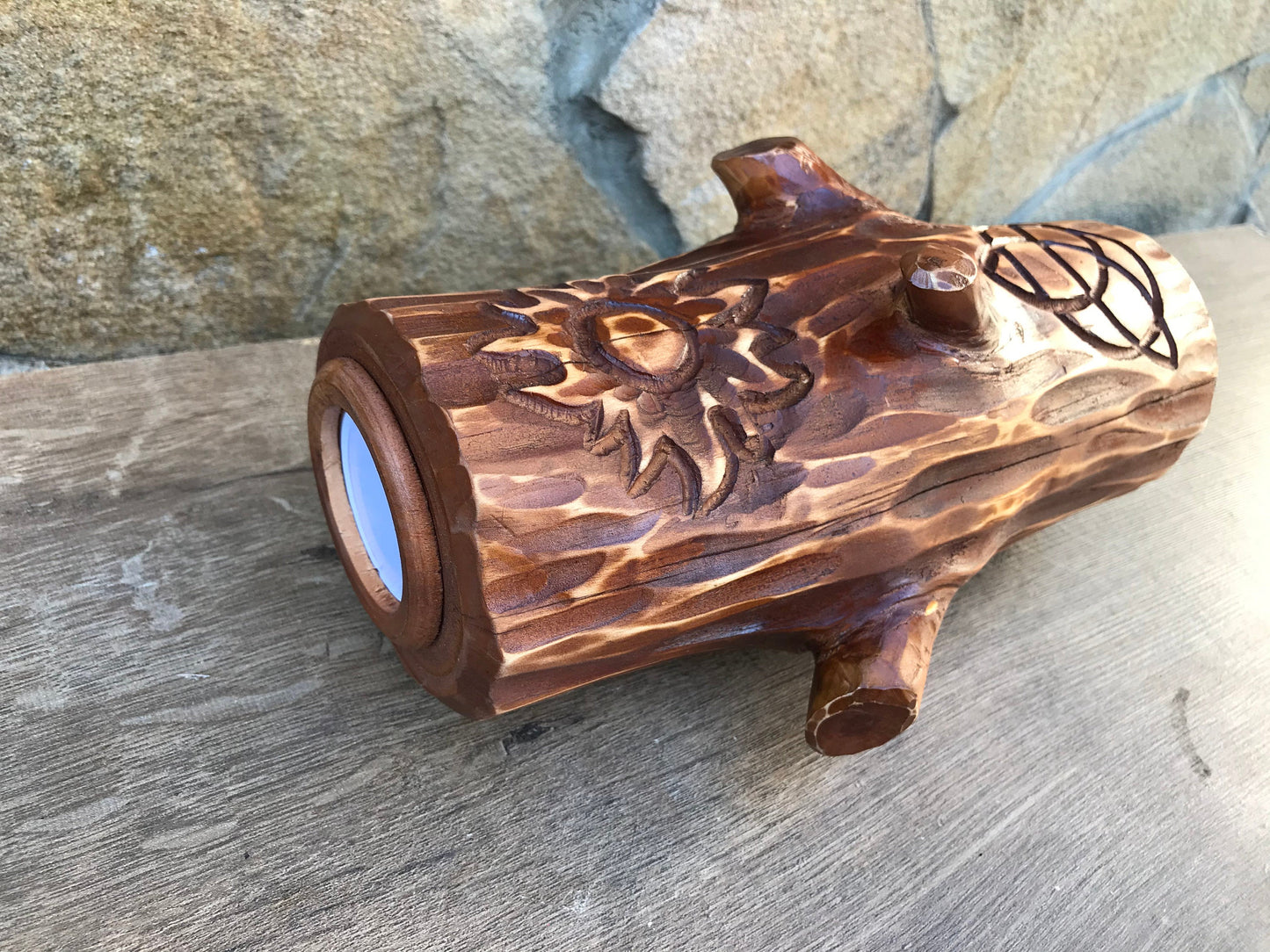 Wooden sconce, wooden gift, wall sconce, wooden lamp, cabin sconce, log lamp,cabin lamp,natural lamp,wood light,wood lamp,wooden anniversary