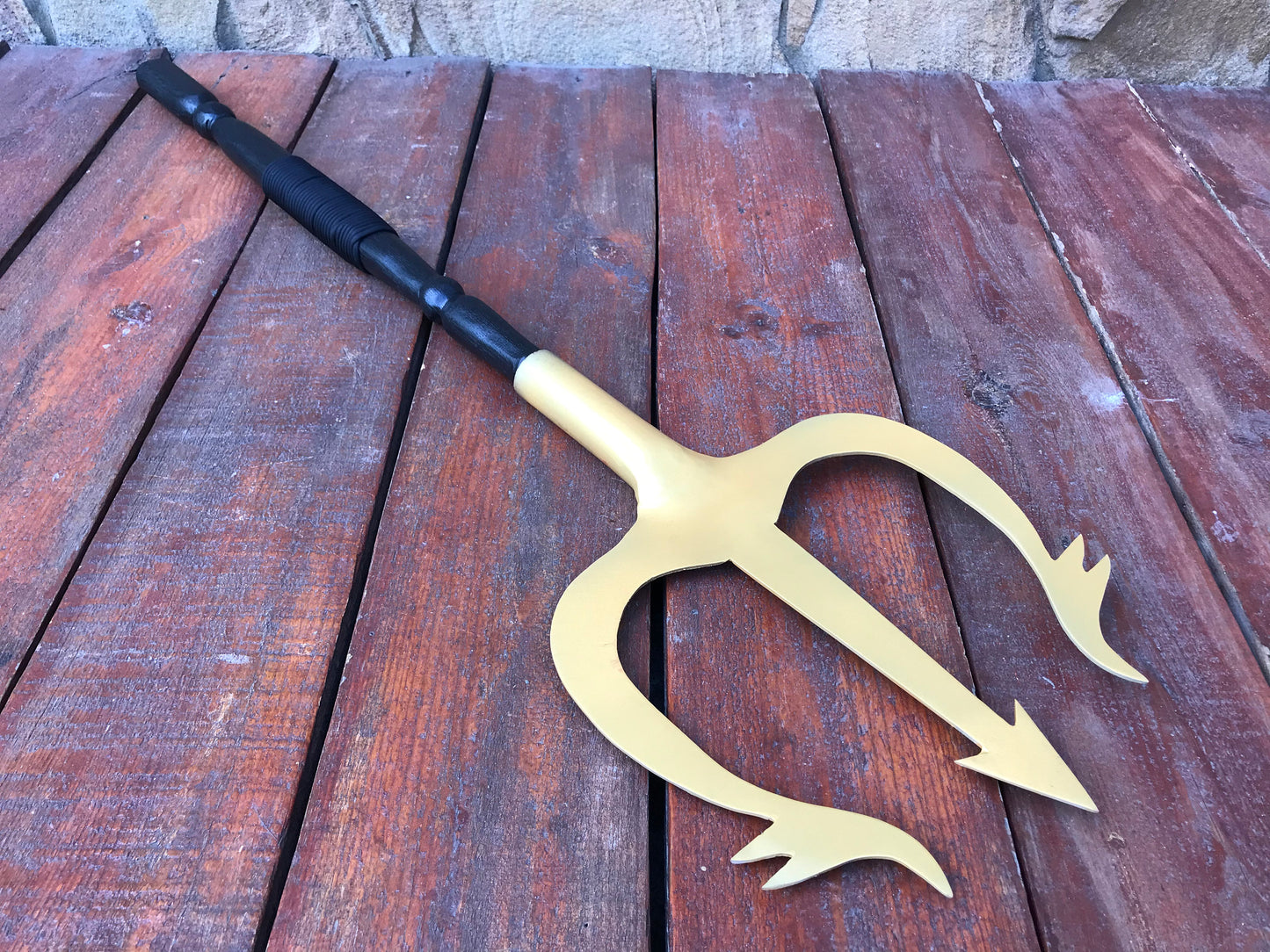 Engraved trident, custom trident, Neptune trident, trident, Poseidon, cosplay trident, axe, cosplay, trident decor, nautical gift, aquaman