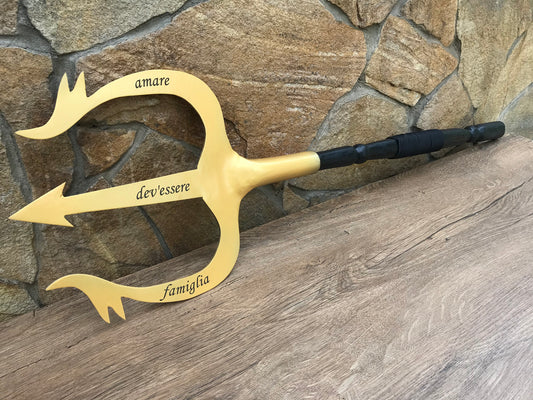 Engraved trident, custom trident, Neptune trident, trident, Poseidon, cosplay trident, axe, cosplay, trident decor, nautical gift, aquaman