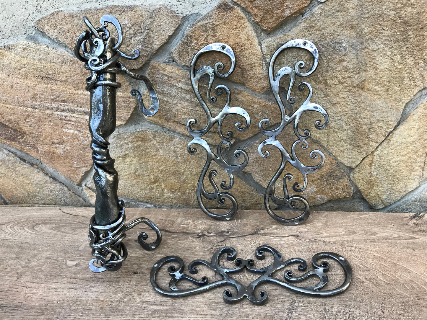 Hinges, door handle, false hinges, birthday gift, 6th anniversary, Christmas, wedding, steel gift, hubby, wifey, vintage, antique, art deco