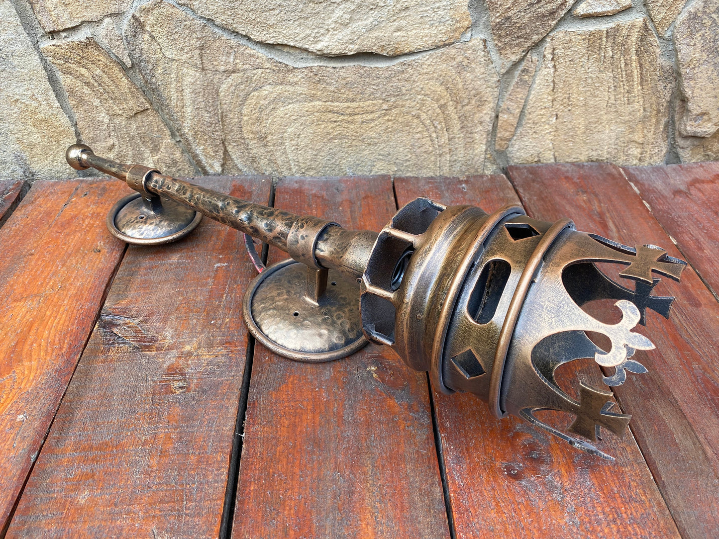 Wall sconce, sconce torch, torch sconce, torch, medieval torch, torch candle holder, wall torch, candle holder, Christmas gift, iron gift