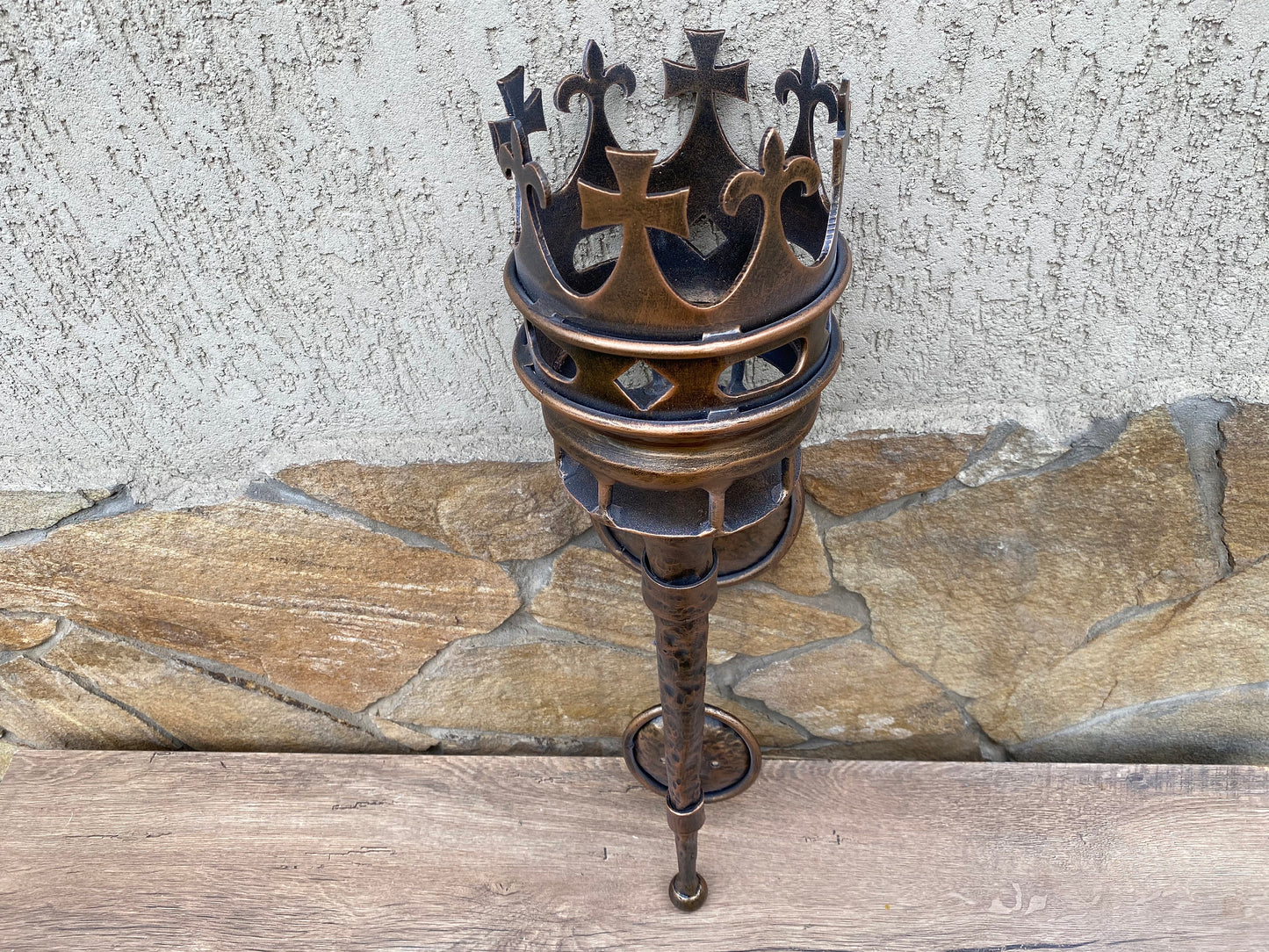 Wall sconce, sconce torch, torch sconce, torch, medieval torch, torch candle holder, wall torch, candle holder, Christmas gift, iron gift