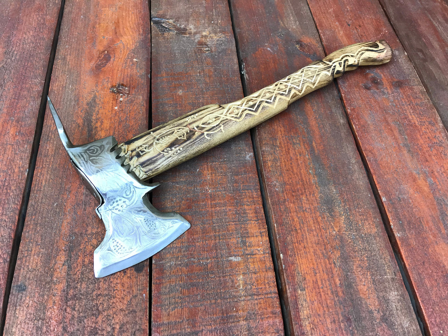 Viking axe, viking hatchet, tomahawk, mens gifts, medieval axe, viking axe warrior, birthday gift for man, rustic pagan hatchet, viking