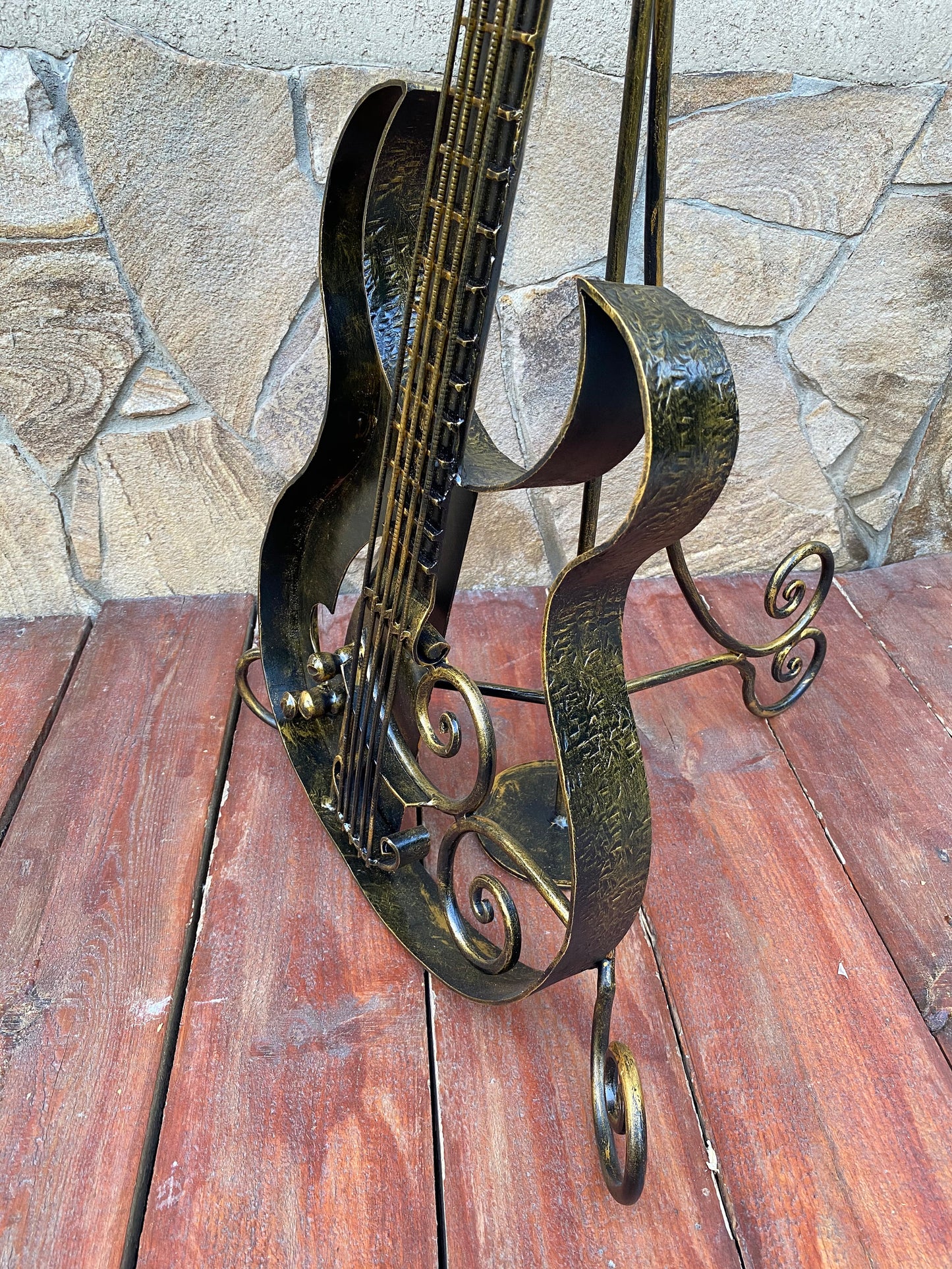 Fireplace tools, fire poker, fireplace decor, guitar, fireplace, music gift, iron gift, anniversary gift, birthday gift, music lover, axe