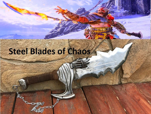 Blades of Chaos, Kratos blades of chaos, God of War, Kratos axe, God of War gift, Leviathan axe, viking axe, knife, Kratos blades,Kratos art