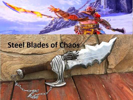 Blades of Chaos, Kratos blades of chaos, God of War, Kratos axe, God of War gift, Leviathan axe, viking axe, knife, Kratos blades,Kratos art