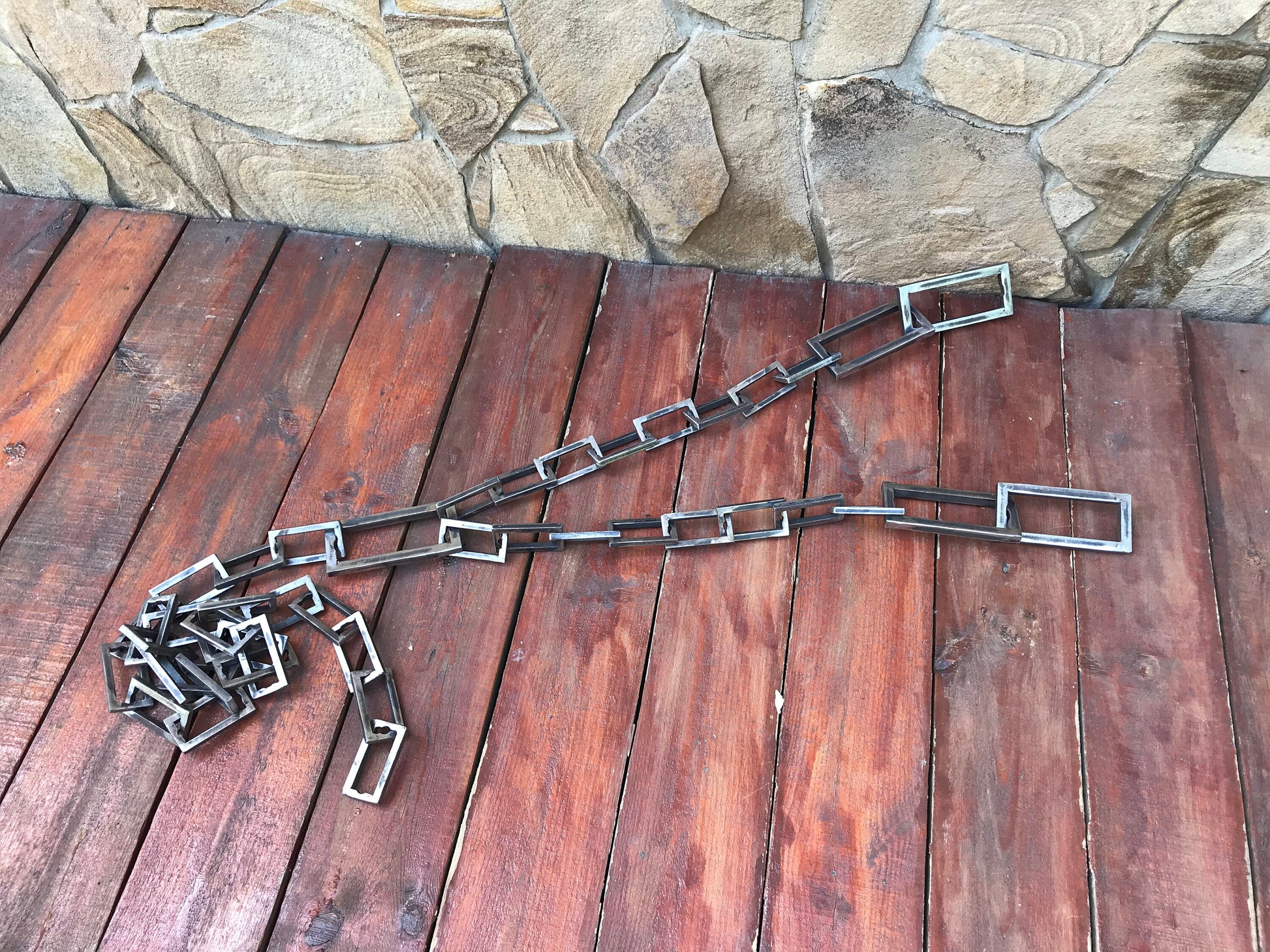 Hand forged chain, hanging bed, hammock, chain, flying bed, patio decor, porch swing, swing, swing crib, hanging porch bed, daybed swing