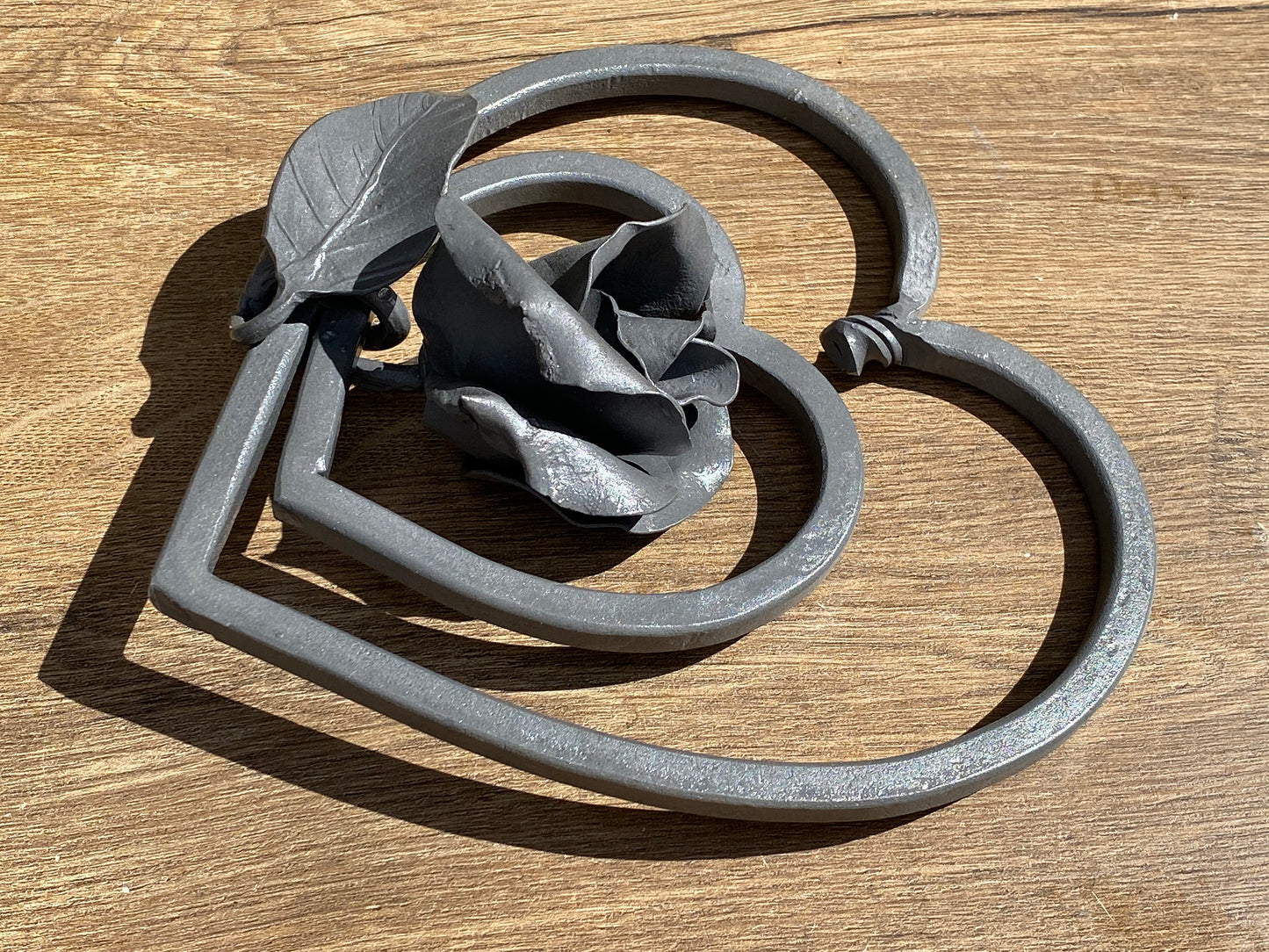 6th anniversary, iron anniversary, engraved gift, iron heart, entwined hearts, iron rose,personalized gift,6 year anniversary,iron gift idea