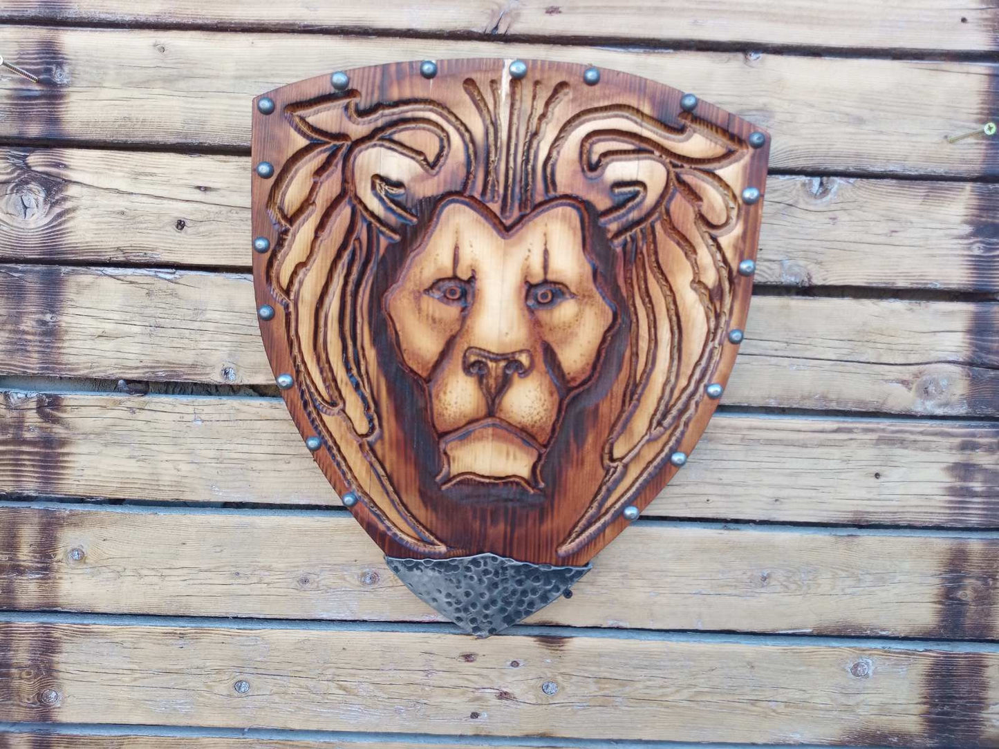 Decorative shield, shield, viking shield, cosplay shield, mens gift, viking gift, medieval decor, viking theme, gift for men, wooden gift