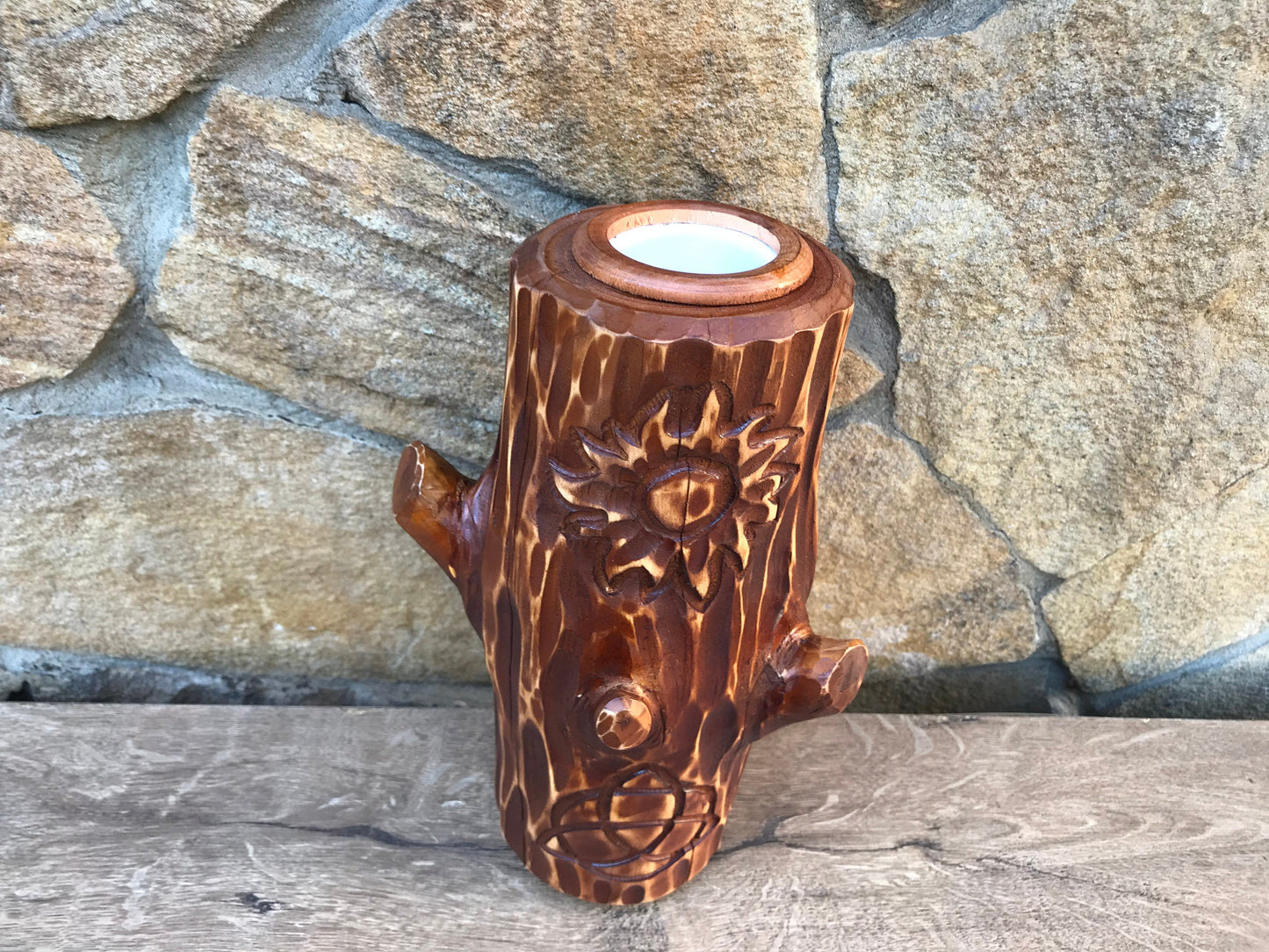 Wooden sconce, wooden gift, wall sconce, wooden lamp, cabin sconce, log lamp,cabin lamp,natural lamp,wood light,wood lamp,wooden anniversary