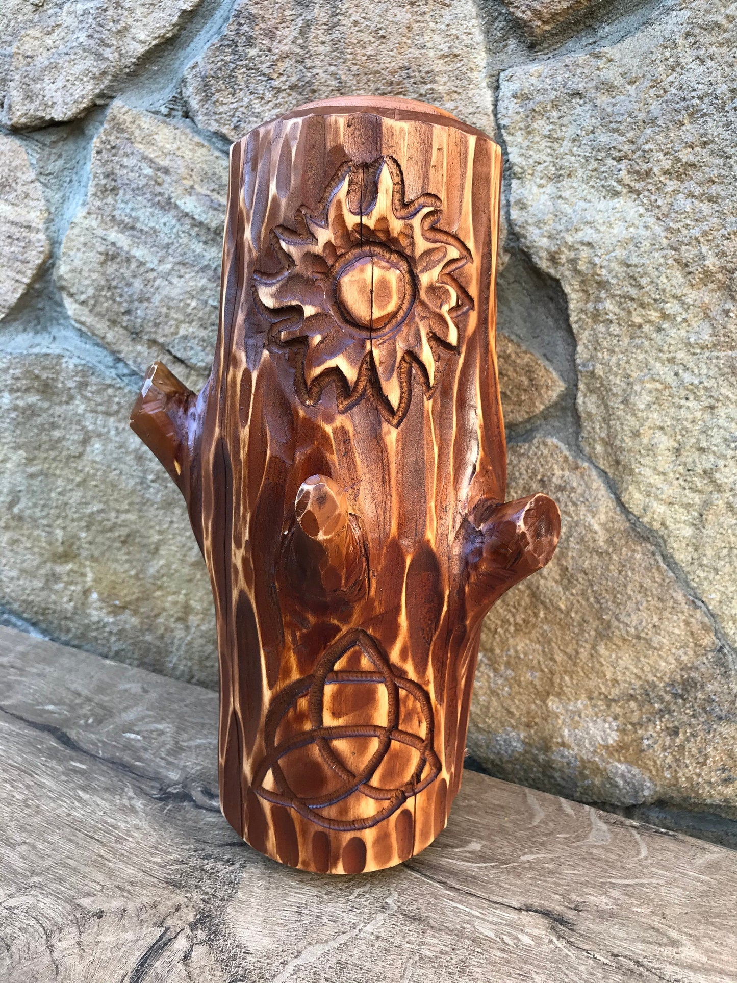 Wooden sconce, wooden gift, wall sconce, wooden lamp, cabin sconce, log lamp,cabin lamp,natural lamp,wood light,wood lamp,wooden anniversary