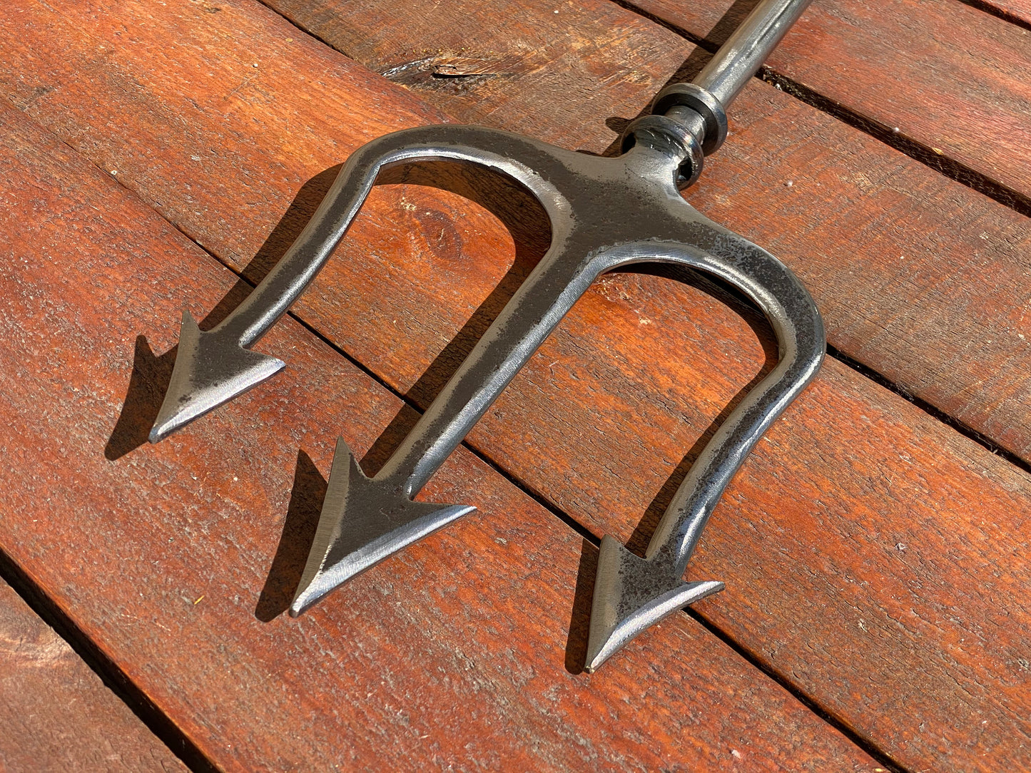 Trident, steel gift, 11th anniversary gift, steel anniversary, cosplay weapon, birthday, sea decor, coastal, mermaid, Poseidon, Neptune