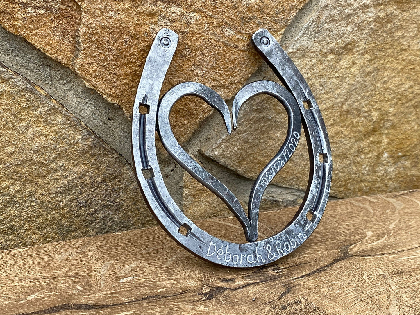 Iron horseshoe, 6th anniversary gift, iron anniversary, iron anniversary gift, iron gift, 6th anniversary, iron heart, iron gift, horseshoe