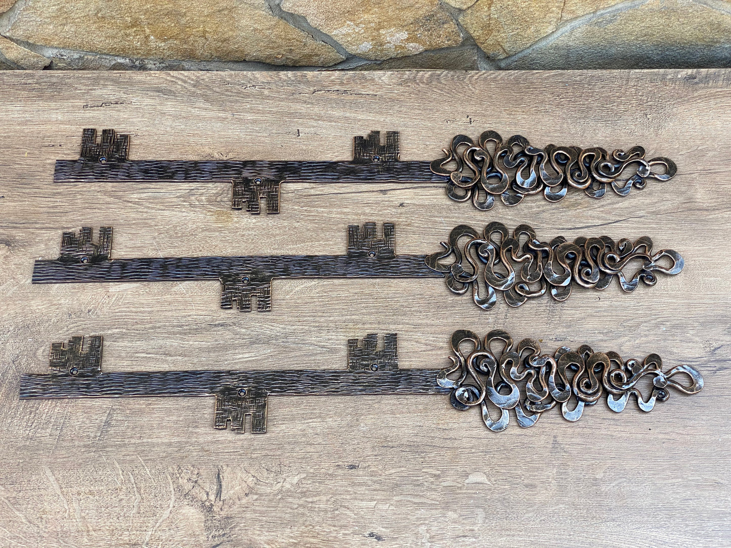 False hinges, hinges, birthday, 11th anniversary, Christmas, wedding, hardware, iron gift, strap hinges, door handle, anniversary, barn door