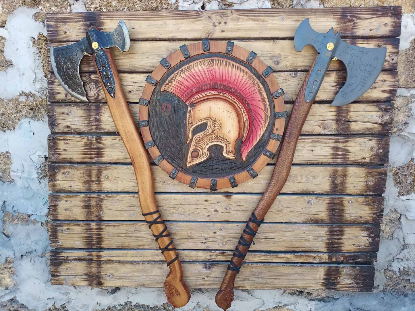 Spartan shield, decorative shield, spartan, helm, shield, viking shield, cosplay shield, mens gift, viking gift,medieval shield,viking theme