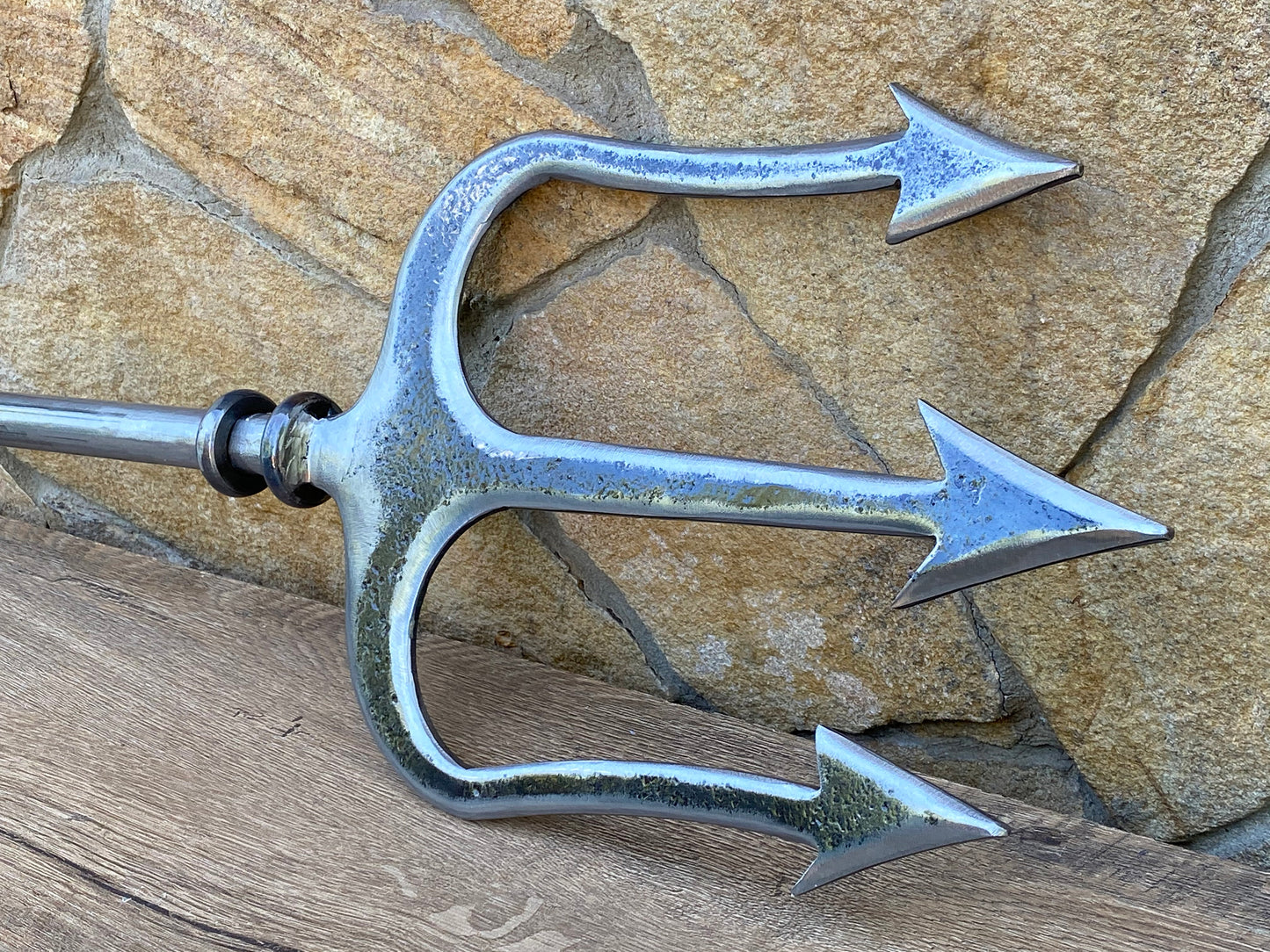 Trident, steel gift, 11th anniversary gift, steel anniversary, cosplay weapon, birthday, sea decor, coastal, mermaid, Poseidon, Neptune