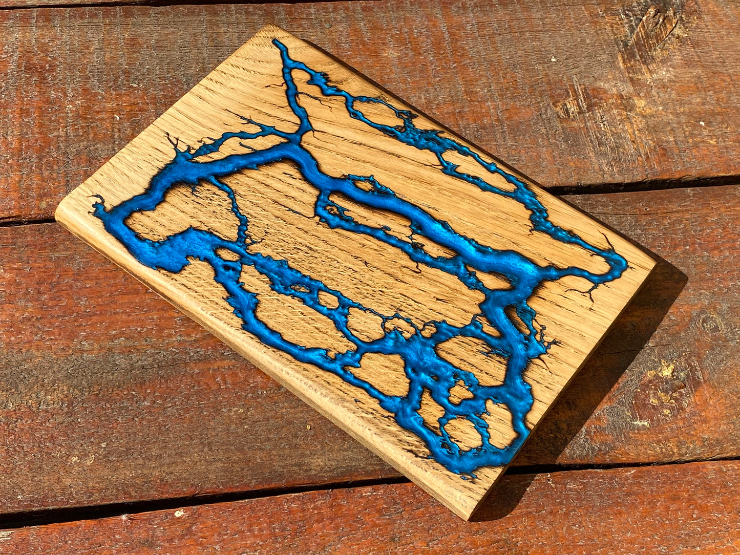 Christmas gift, wedding gift, bridesmaid gift, wooden anniversary, 5th anniversary, wooden gift, epoxy board, birthday gift, tray,puzzle,DIY