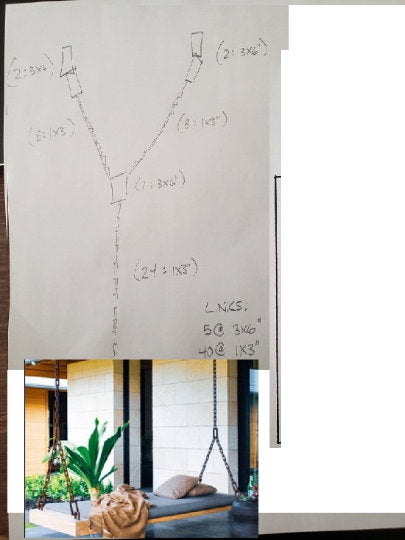 Custom listing 4: 2 sets of Y-shaped chains shipped by UPS