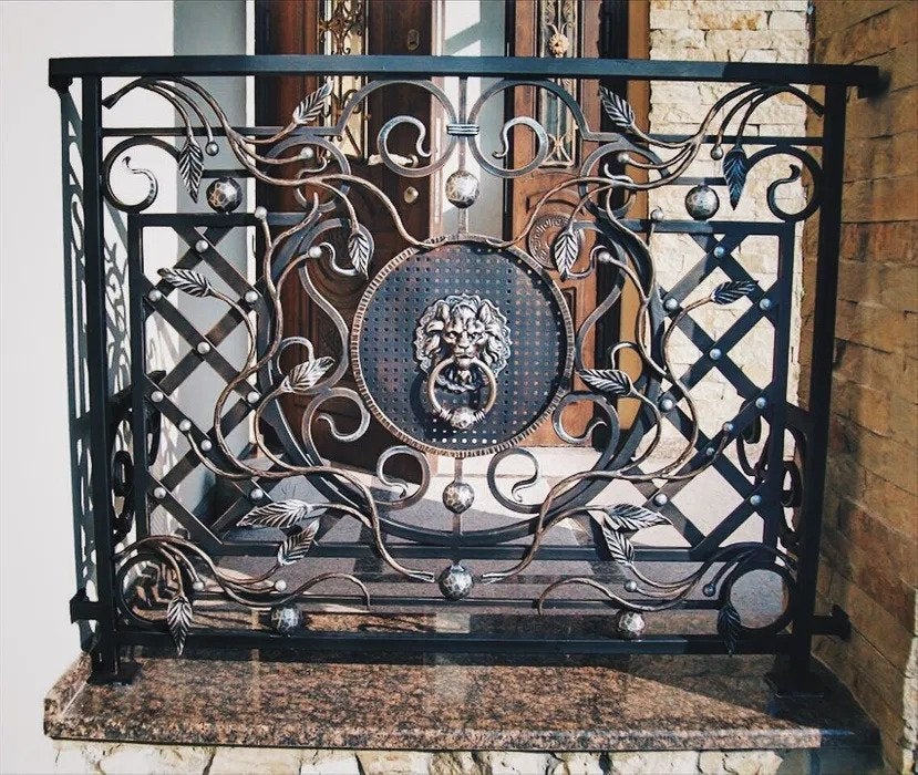 Balcony railing, stair railing, railing, handrail, Christmas, birthday, new house, new home, hardware, blacksmith, wedding, anniversary