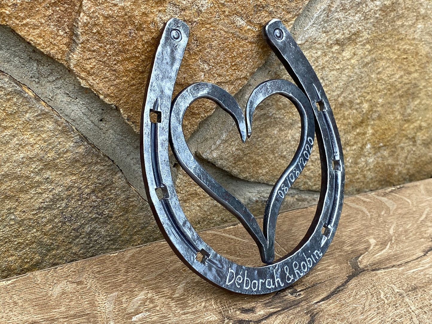 Iron horseshoe, 6th anniversary gift, iron anniversary, iron anniversary gift, iron gift, 6th anniversary, iron heart, iron gift, horseshoe