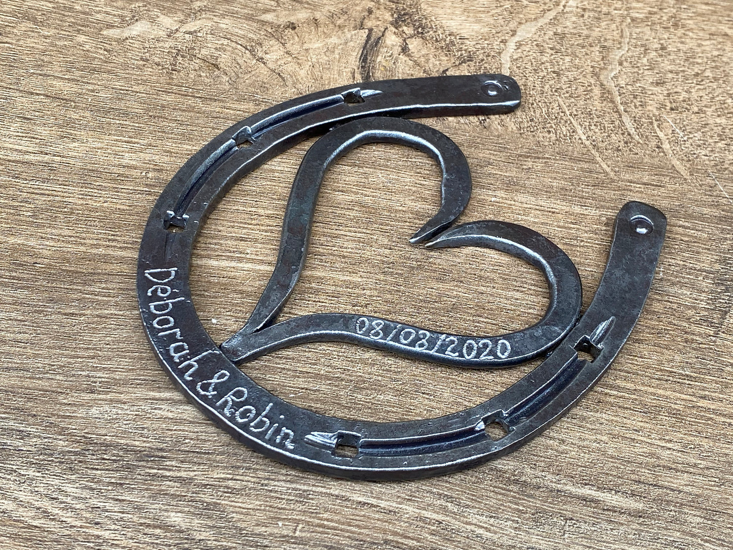 Iron horseshoe, 6th anniversary gift, iron anniversary, iron anniversary gift, iron gift, 6th anniversary, iron heart, iron gift, horseshoe