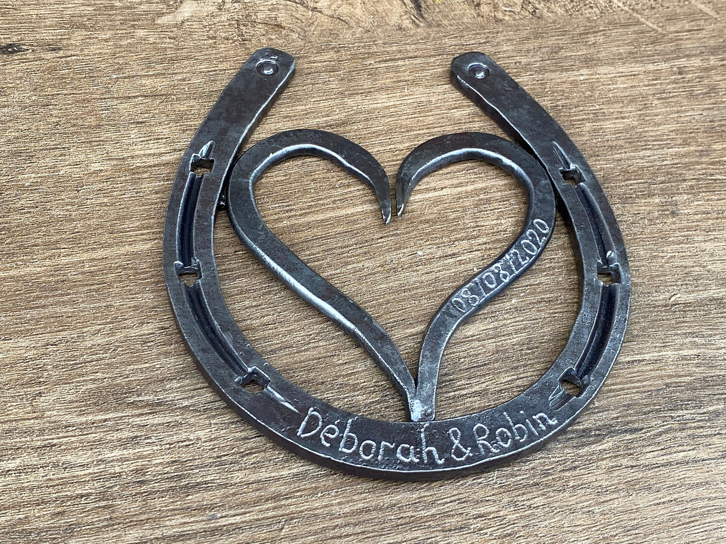 Iron horseshoe, 6th anniversary gift, iron anniversary, iron anniversary gift, iron gift, 6th anniversary, iron heart, iron gift, horseshoe
