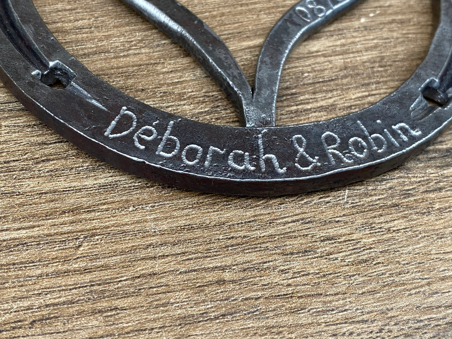 Iron horseshoe, 6th anniversary gift, iron anniversary, iron anniversary gift, iron gift, 6th anniversary, iron heart, iron gift, horseshoe