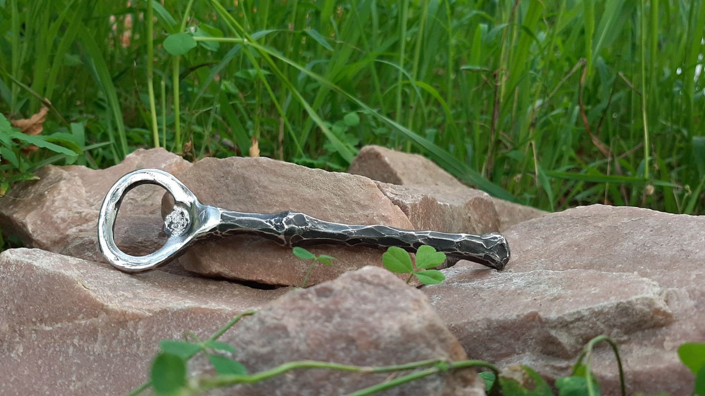 Bottle opener, stainless steel, steel gift, beer lover, steel anniversary, Christmas gift, birthday gift, 11th anniversary, steel gift idea