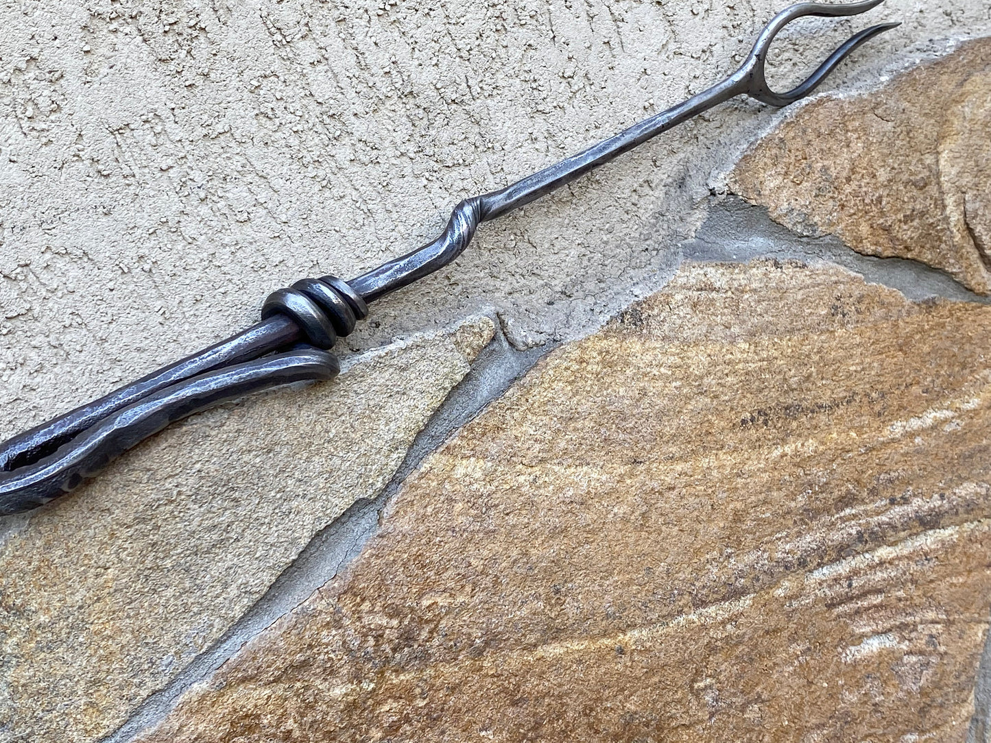 BBQ fork, grilling gift, medieval fork, barbeque gifts, medieval cutlery, iron gift, 6th anniversary gift, antique, vintage, gift for men