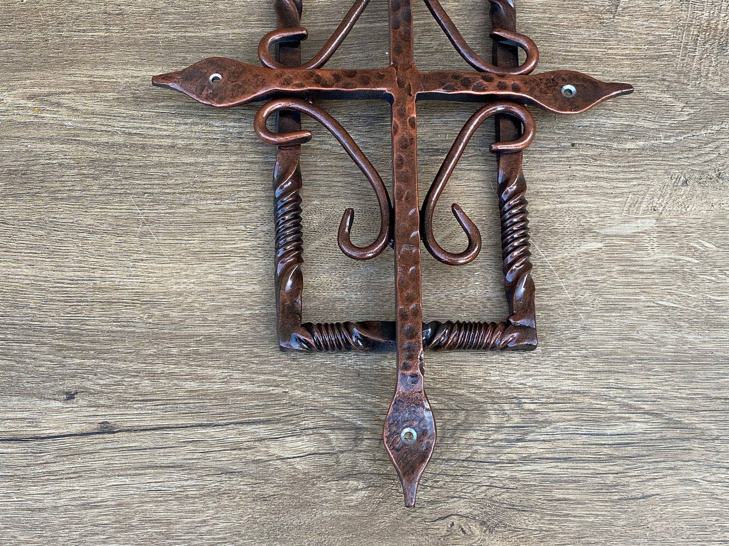 Door grill, grille, grate, grid, gate decor, home accent, cross, grille bar, grate grill, entrance door grill, cabin door grill, rustic door
