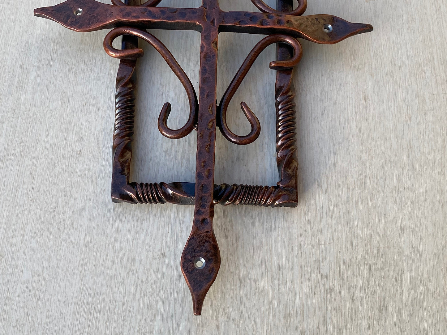 Door grill, grille, grate, grid, gate decor, home accent, cross, grille bar, grate grill, entrance door grill, cabin door grill, rustic door