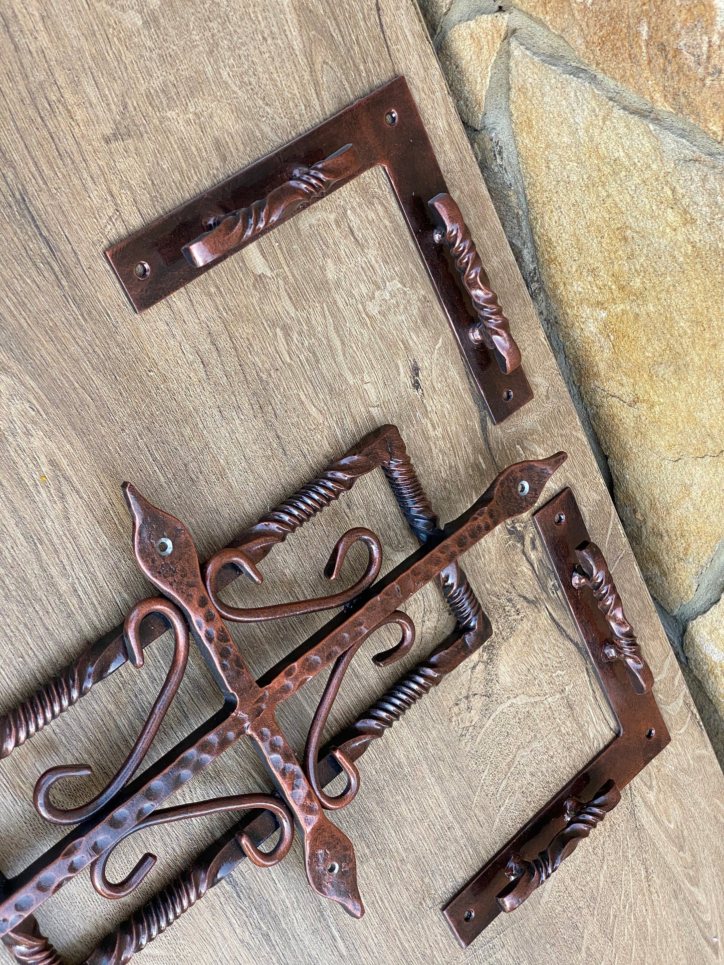 Door decor, rustic door, antique door, grille, grate, grid, Christmas gift, door pull, birthday, anniversary, iron decor, door hardware
