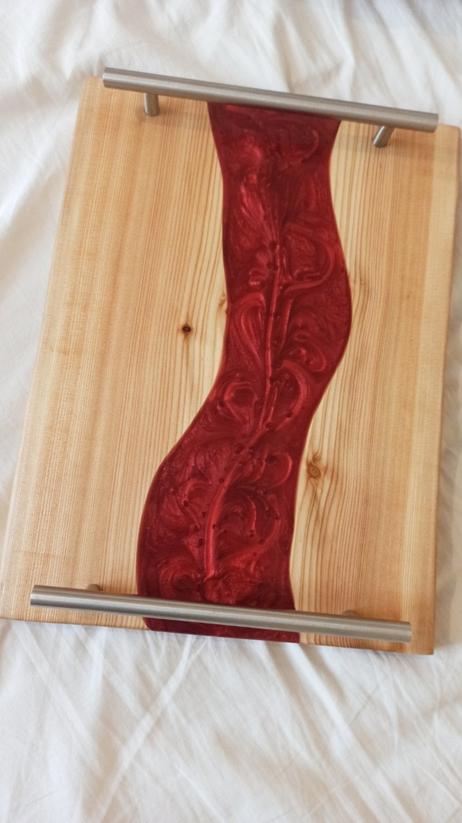 Epoxy tray, tray, epoxy, rasin, Christmas gift, wedding gift, wooden anniversary, anniversary gift, wooden gift, epoxy board, birthday gift