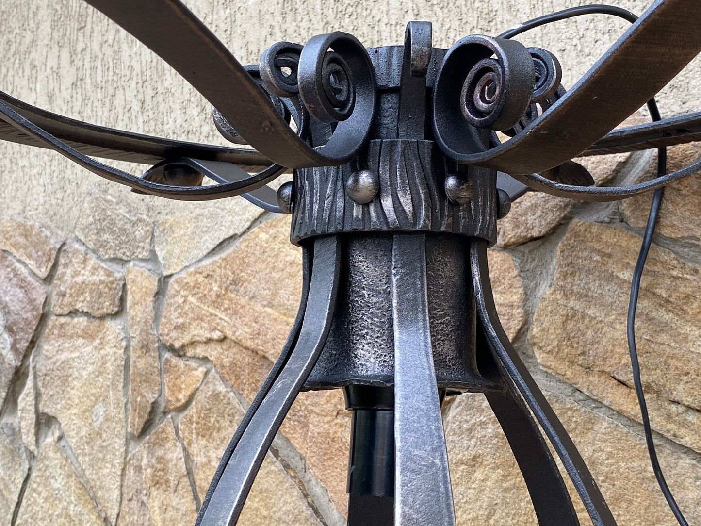 Ceiling lamp, ceiling decor, medieval light, wall sconce, vintage lamp, ceiling light fixture, fairy lights, iron gift, torch, Christmas