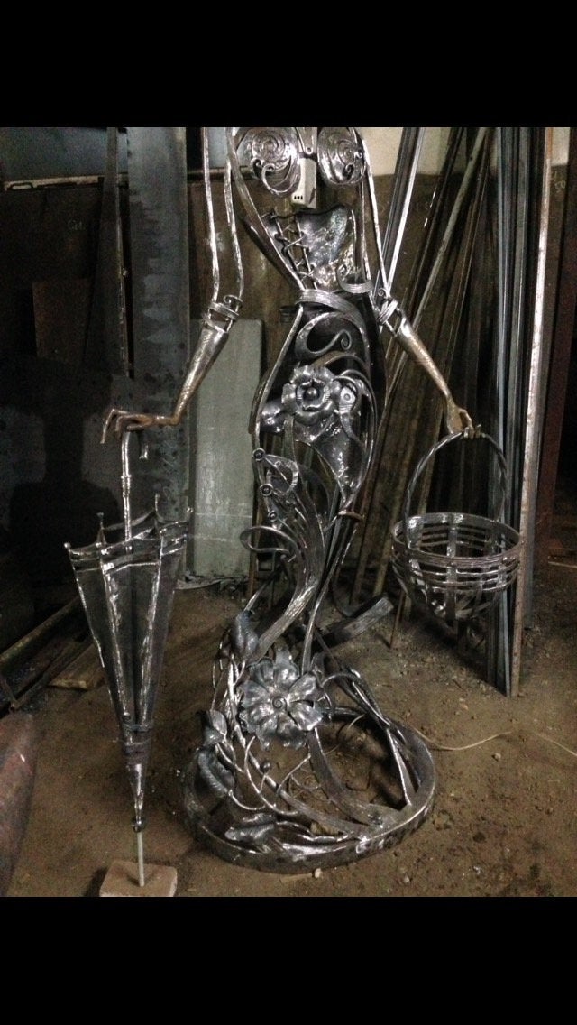 Woman sculpture, woman body, nude woman, erotic art, female, sexy woman, feminist art, nudeart, naked, woman's body art, iron gift,metal art