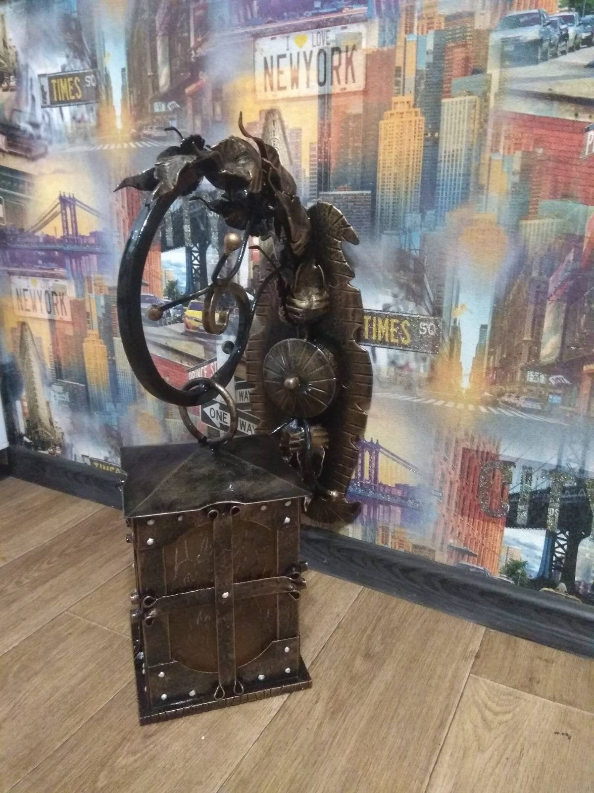 Wall sconce, sconce, lantern, leaves decor, lighting, lamp, fairy lantern, interior decor, birthday, Christmas, iron gift, wall light, lamp