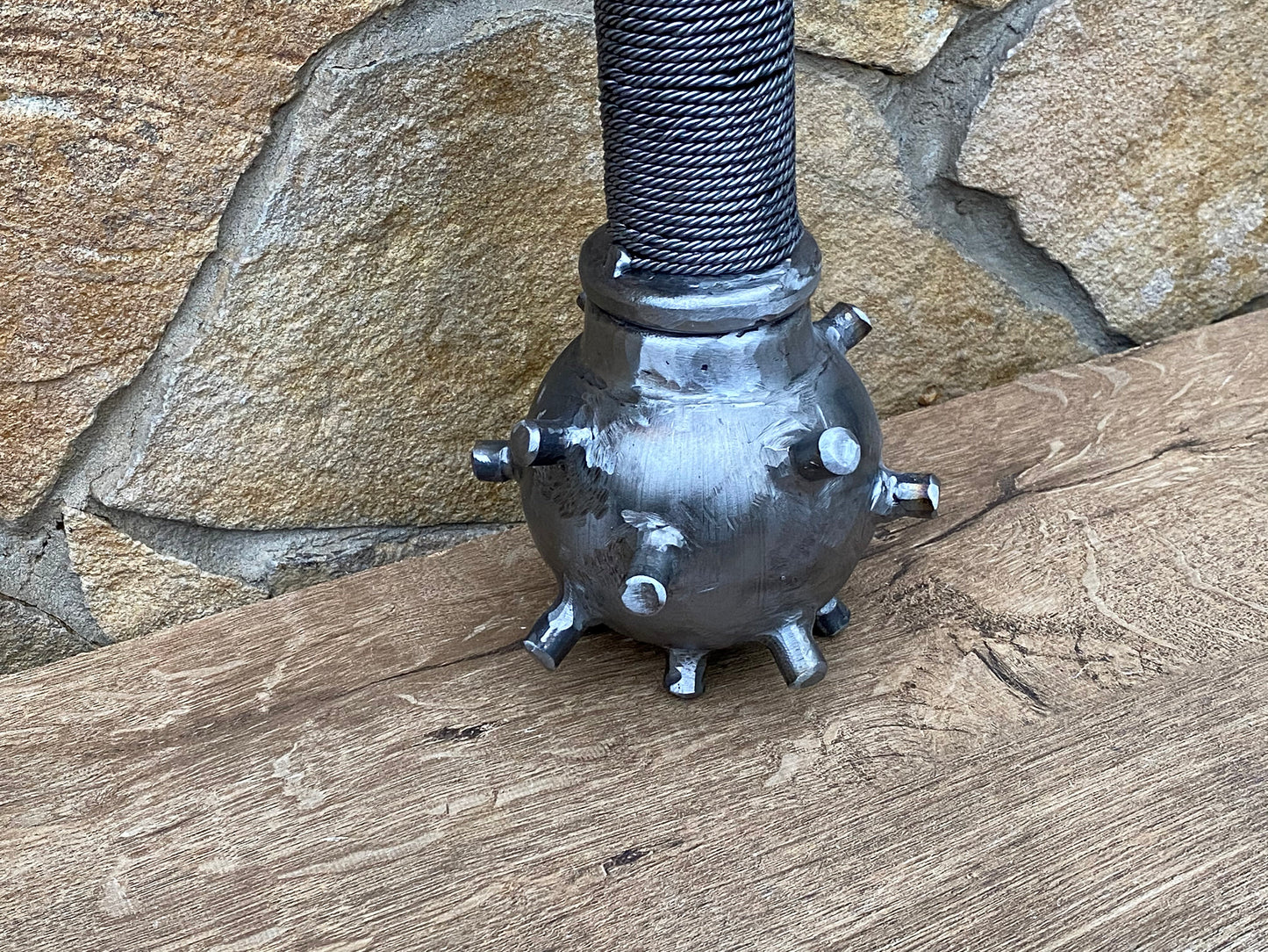 Decorative mace, viking mace, iron anniversary, cosplay, mace, sport, fitness, gym, flail, warrior, cosplay weapon, mens gifts,iron gift,axe