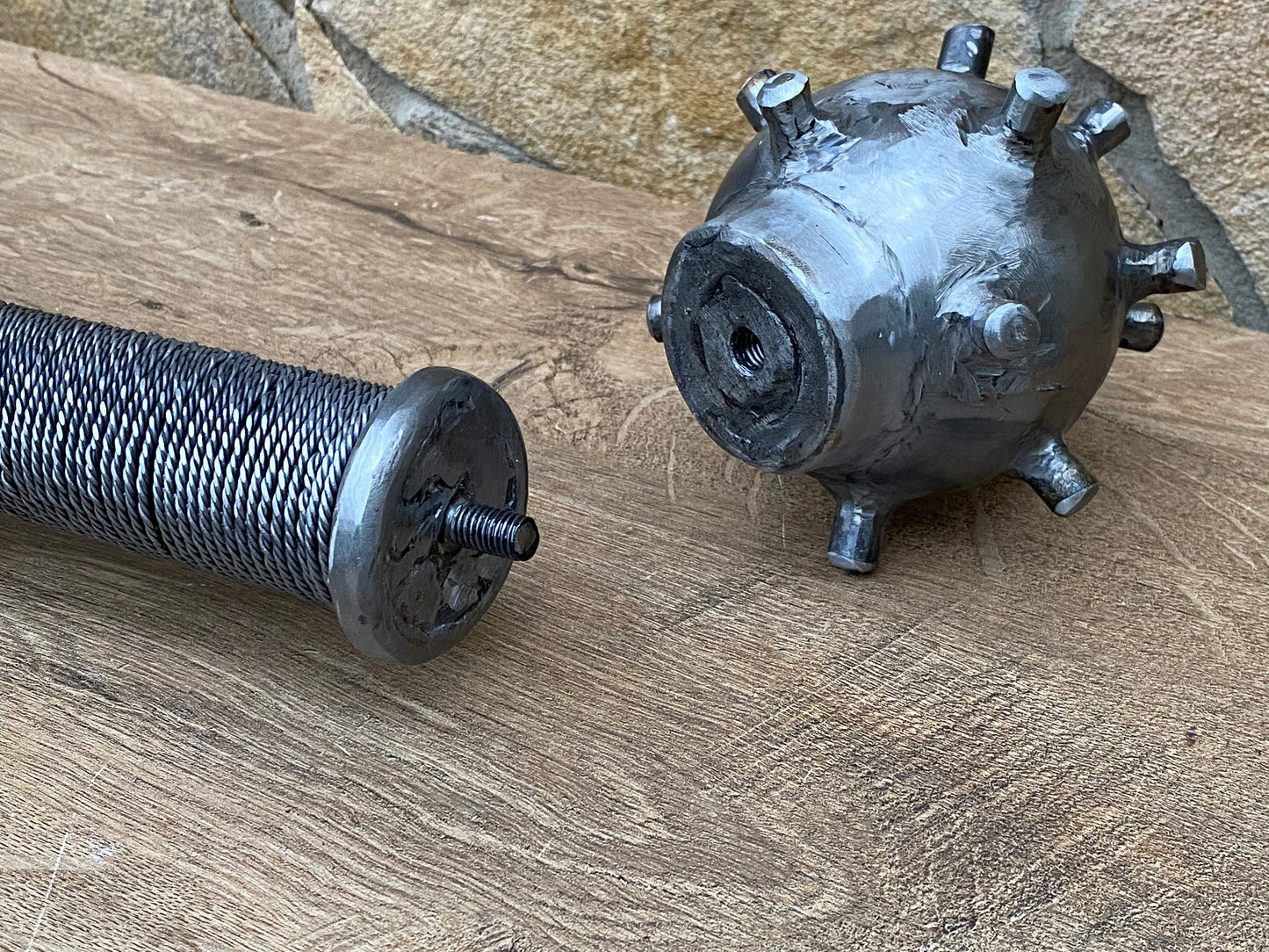 Decorative mace, viking mace, iron anniversary, cosplay, mace, sport, fitness, gym, flail, warrior, cosplay weapon, mens gifts,iron gift,axe