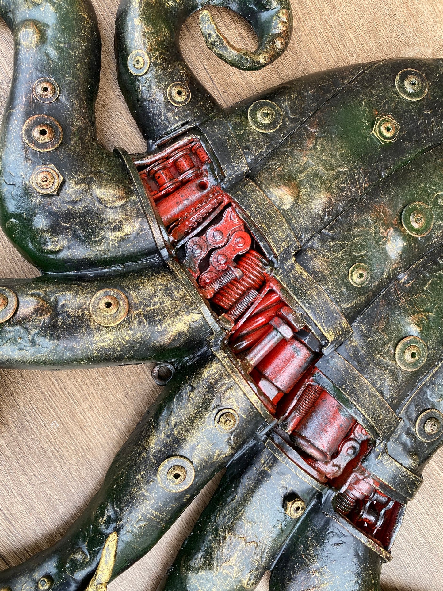 Steampunk octopus, octopus, steampunk, ocean decor, costal decor, iron gift, sculpture, junk art, steampunk decor, animal, Christmas