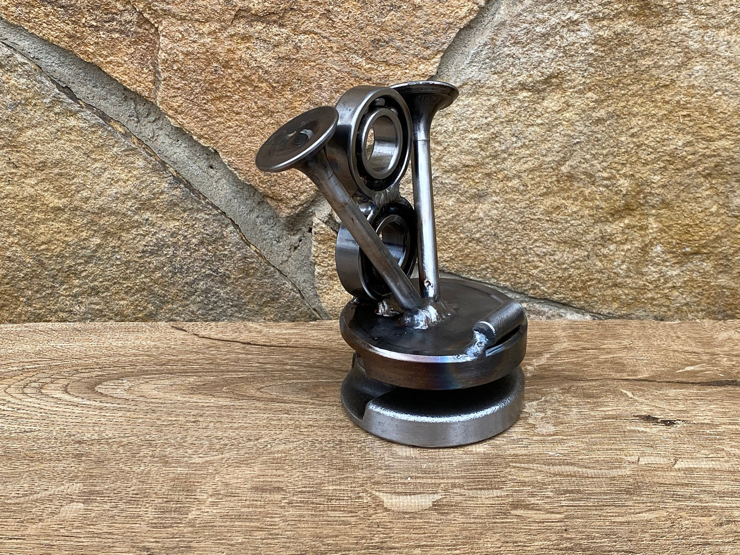 Smartphone stand, steampunk, business card holder, mobile phone stand, mobile phone holder, tablet stand, industrial decor, anniversary