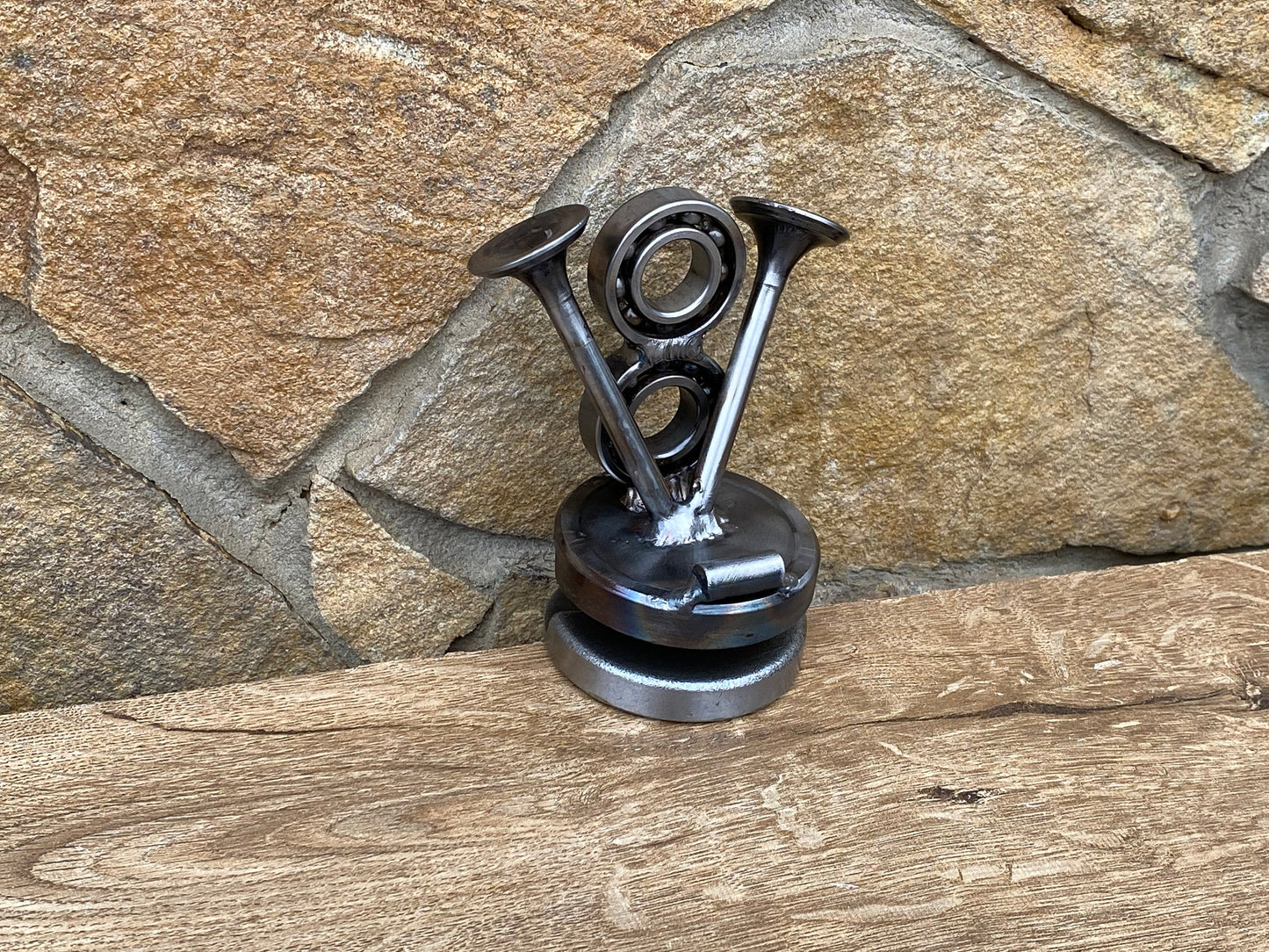 Smartphone stand, steampunk, business card holder, mobile phone stand, mobile phone holder, tablet stand, industrial decor, anniversary