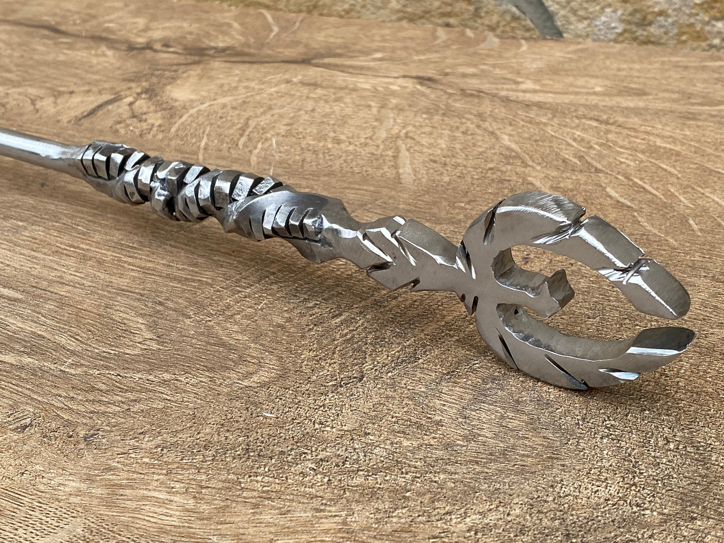 Stainless steel fire poker, phoenix, birthday, fireplace poker, Christmas, fire poker, BBQ, fireplace tool, Fathers day, fire pit,steel gift