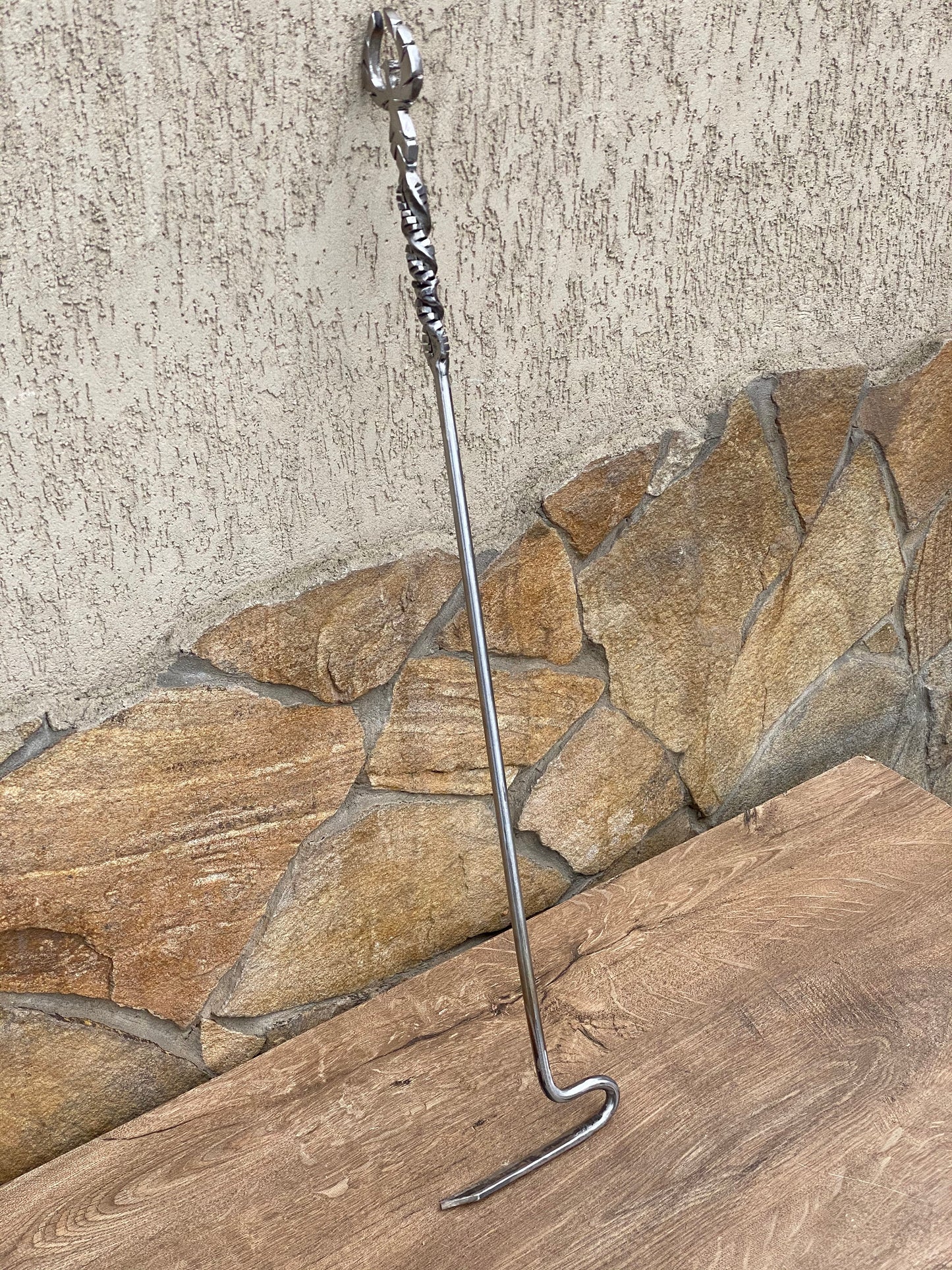 Stainless steel fire poker, phoenix, birthday, fireplace poker, Christmas, fire poker, BBQ, fireplace tool, Fathers day, fire pit,steel gift
