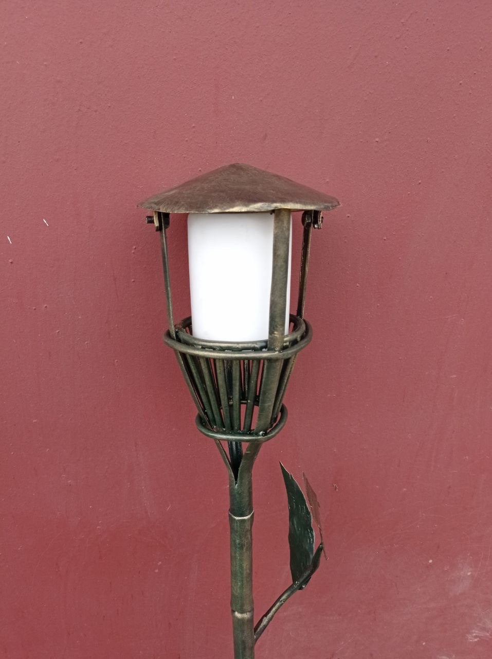 Garden lantern, bamboo, outdoor light, party decor, BBQ, garden sculpture, costal decor, panda, yard decor, garden lamp, outdoor decor