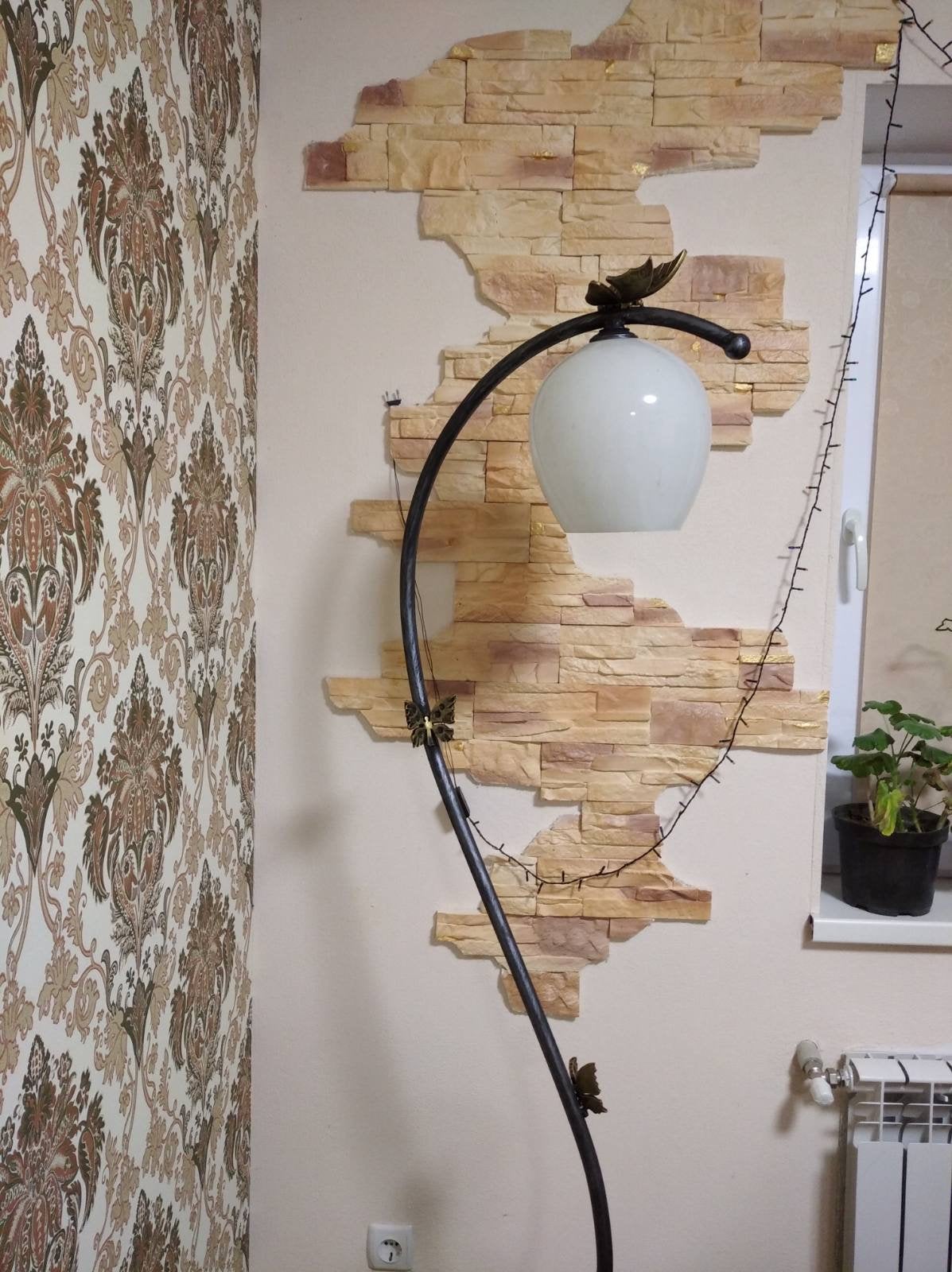 Floor lamp, corner lamp, room lamp, butterfly, wall sconce, iron gift, room decor,corner lamp gifts,corner lamp living room,corner lamp LED