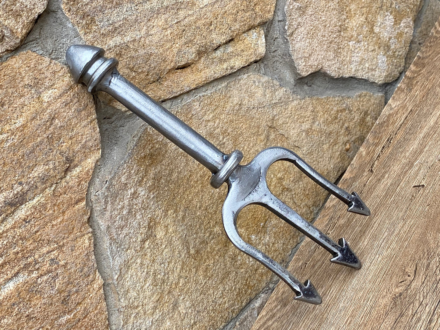 Trident, gift for mom, gift for dad, birthday, Christmas, Neptune, Poseidon, mermaid, ocean decor, coastal decor, iron gift, steel gift,prop