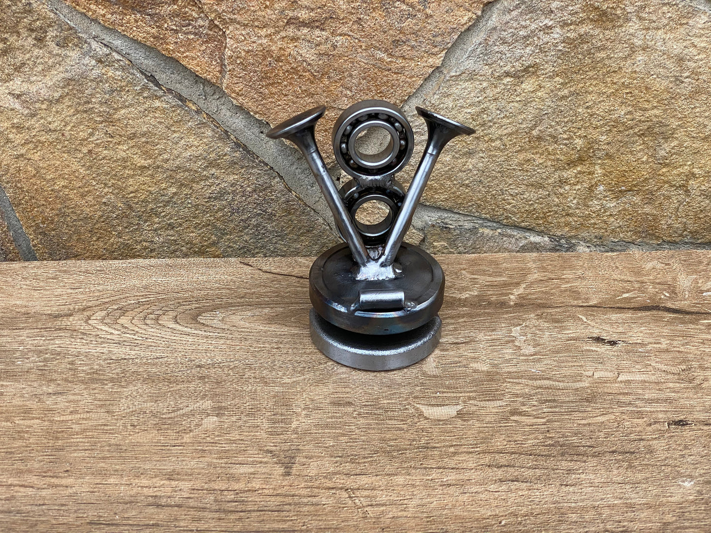 Smartphone stand, steampunk, business card holder, mobile phone stand, mobile phone holder, tablet stand, industrial decor, anniversary