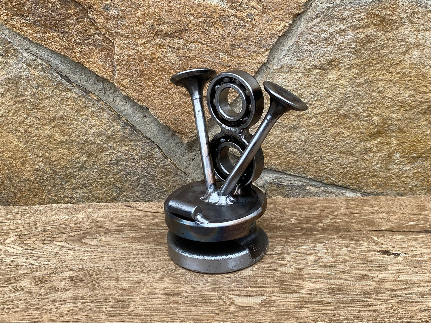 Smartphone stand, steampunk, business card holder, mobile phone stand, mobile phone holder, tablet stand, industrial decor, anniversary